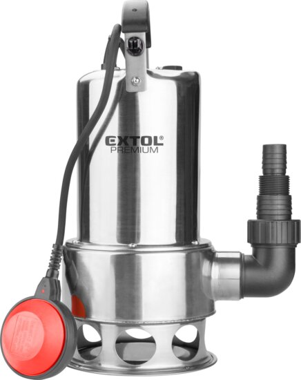 Extol Premium szennyvíz búvárszivattyú, 1100W, 15 m3/óra teljesítmény Extol Premium szennyvíz búvárszivattyú, 1100W, 15 m3/óra teljesítmény