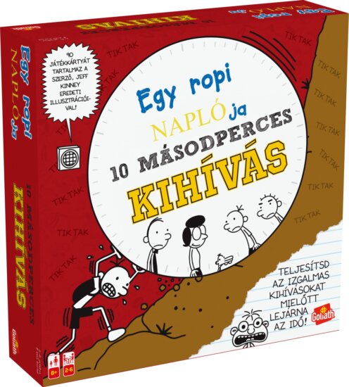 Egy ropi naplója, 10 másodperces kihívás társasjáték Egy ropi naplója, 10 másodperces kihívás társasjáték