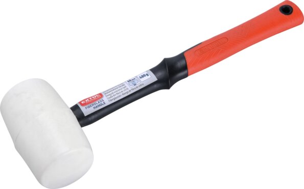 Extol Premium gumikalapács üvegszálas nyéllel, fehér, 480g Extol Premium gumikalapács üvegszálas nyéllel, fehér, 480g