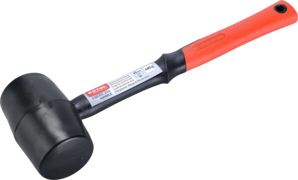 Extol Premium gumikalapács üvegszálas nyéllel, fekete, 480g Extol Premium gumikalapács üvegszálas nyéllel, fekete, 480g