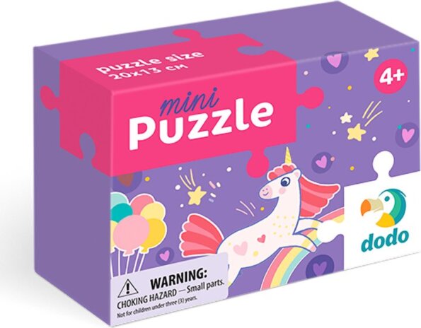 Unikornisok mini puzzle, 35 darabos