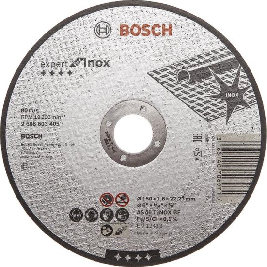 Bosch Expert for Inox AS 46 T INOX BF fém vágókorong, 150mm