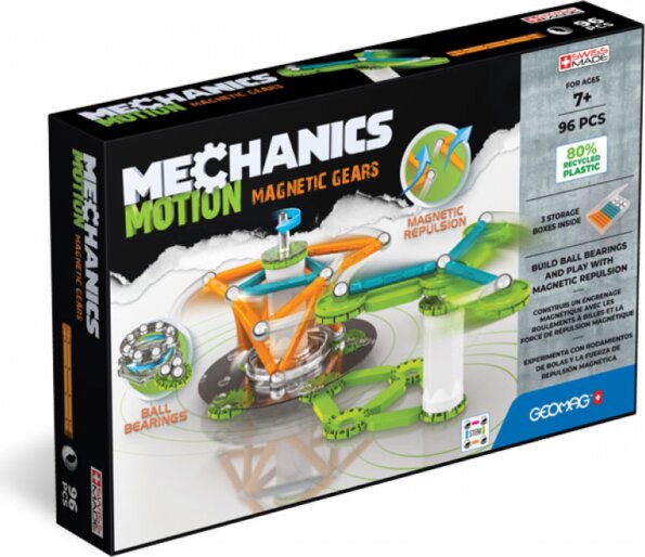 Geomag Mechanics Magnetic Motion, Gears készlet, 96 darabos