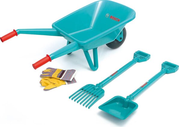 Bosch kerti szett talicskával, 4 darabos Bosch kerti szett talicskával, 4 darabos