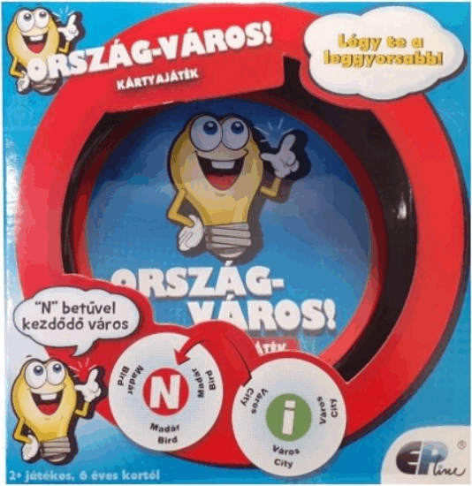 Ország-Város kártyajáték Ország-Város kártyajáték
