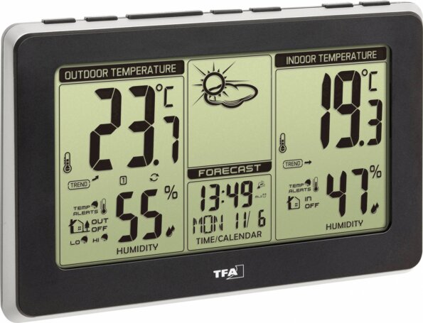 TFA Mondo Vezeték nélküli digitális időjárásjelző állomás TFA Mondo Vezeték nélküli digitális időjárásjelző állomás