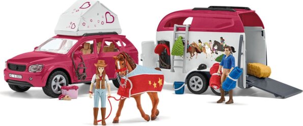 Schleich, Kaland autóval és lószállító utánfutóval