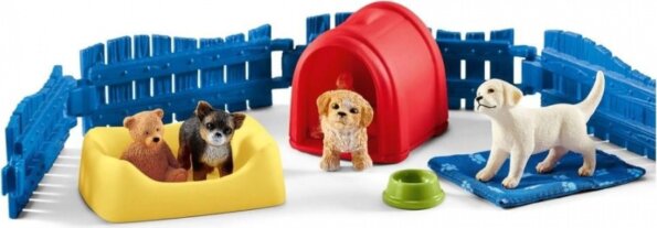 Schleich, Kölyökkutya ketrec Schleich, Kölyökkutya ketrec