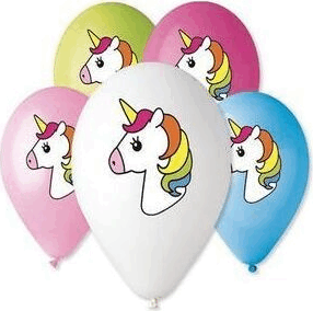 Unikornis mintás lufi, 5 db Unikornis mintás lufi, 5 db