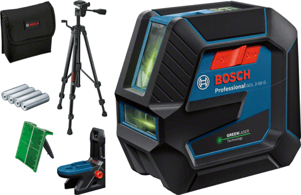 Bosch GCL 2-50 G Professional Kombinált lézereres szintező, álvánnyal Bosch GCL 2-50 G Professional Kombinált lézereres szintező, álvánnyal