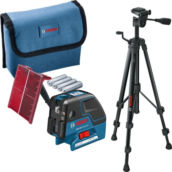 Bosch GCL 25 Professional Kombinált lézeres szintező, állvánnyal
