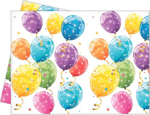 Csillogó lufis asztalterítő, 120 x 180 cm Csillogó lufis asztalterítő, 120 x 180 cm