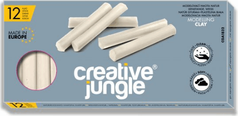 Creative Jungle, natúr gyurma, 12 darabos, 200 g Creative Jungle, natúr gyurma, 12 darabos, 200 g