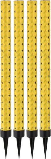 Arany színű tortatűzijáték, 25 cm, 4 db Arany színű tortatűzijáték, 25 cm, 4 db