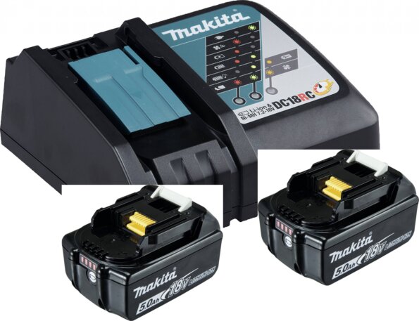 Makita BL1850B akkumulátor és DC18RC töltő szett, 18V, 5 Ah Makita BL1850B akkumulátor és DC18RC töltő szett, 18V, 5 Ah