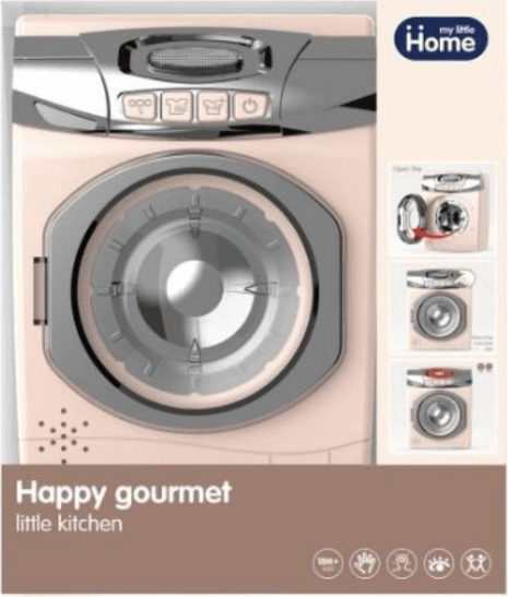 Happy Gourmet, Játék mosógép, bézs Happy Gourmet, Játék mosógép, bézs