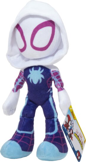 Spidey, Pókember plüssfigura, Ghost-Spider, 20 cm Spidey, Pókember plüssfigura, Ghost-Spider, 20 cm