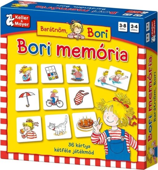 Bori Memória készségfejlesztő társasjáték Bori Memória készségfejlesztő társasjáték