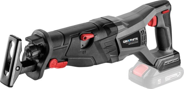 Graphite Energy+ 58G096 Akkus orrfűrész, Akku és töltő nélkül
