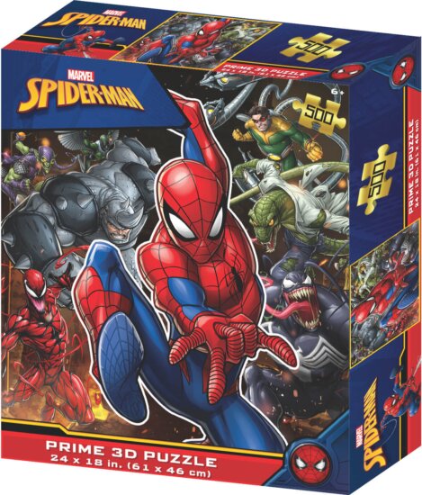 Marvel Spiderman, Pókember 3D puzzle, 500 darabos