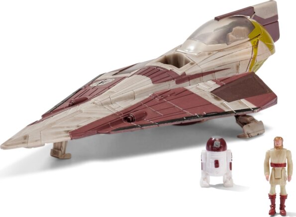 Star Wars, Csillagok háborúja Jedi Starfighter, Obi-Wan Kenobi és R4-P17 figurával Star Wars, Csillagok háborúja Jedi Starfighter, Obi-Wan Kenobi és R4-P17 figurával