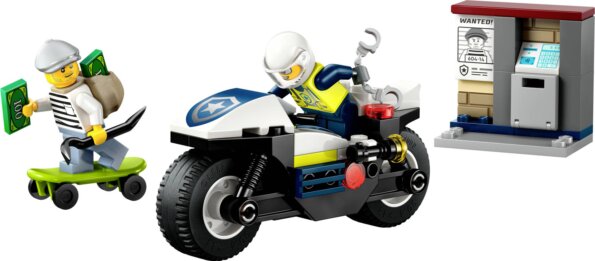 LEGO® City, Üldözés rendőrségi motorkerékpárral