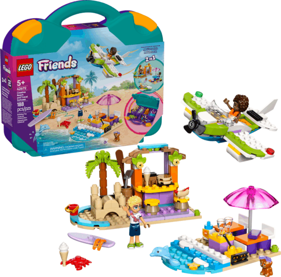 LEGO® Friends, Kreatív tengerparti bőrönd LEGO® Friends, Kreatív tengerparti bőrönd