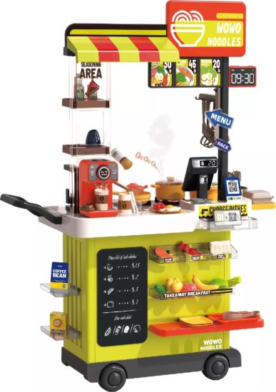 Mobil gyorsétterem játékszett, 88 db-os Mobil gyorsétterem játékszett, 88 db-os