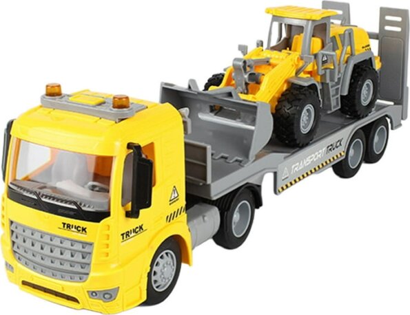 Autószállító és munkagép játékszett Autószállító és munkagép játékszett