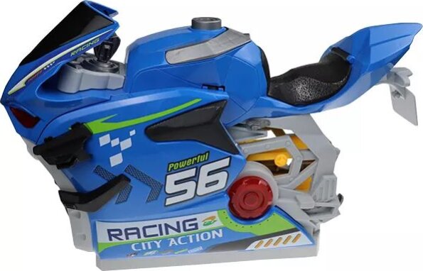 Parkolóvá alakítható motor, kék