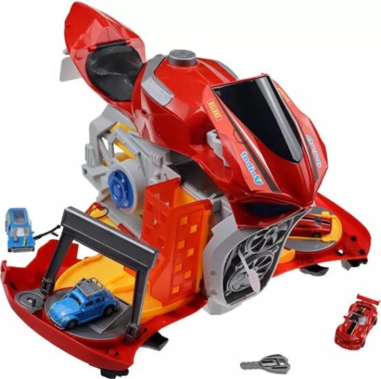 Parkolóvá alakítható motor, piros