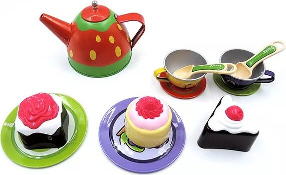 Teaparti készlet, fém Teaparti készlet, fém