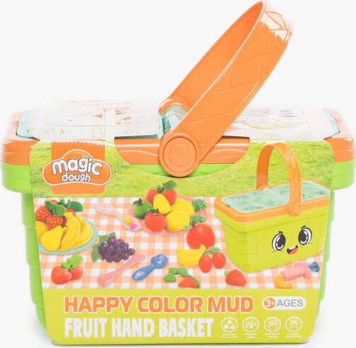 Gyümölcsös piknikkosár gyurmaszett Gyümölcsös piknikkosár gyurmaszett