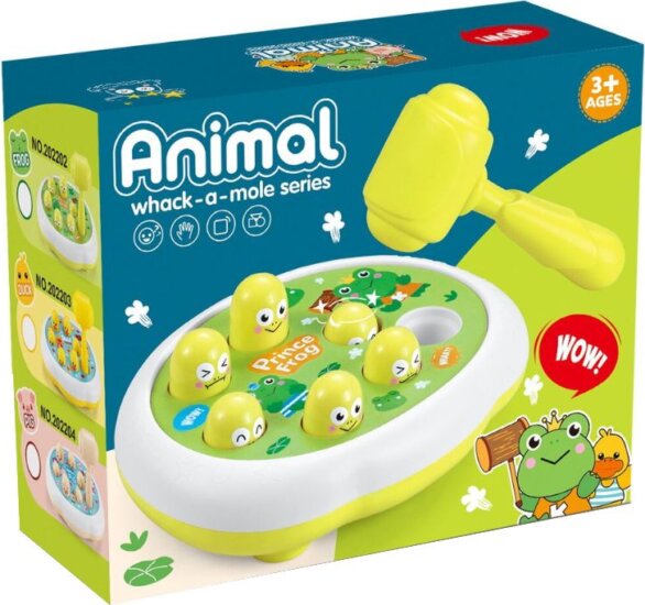 Csapd le a békát! ügyességi játék Csapd le a békát! ügyességi játék