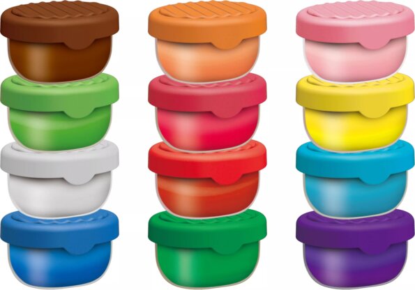 Gyurma szett,12-db-os Gyurma szett,12-db-os