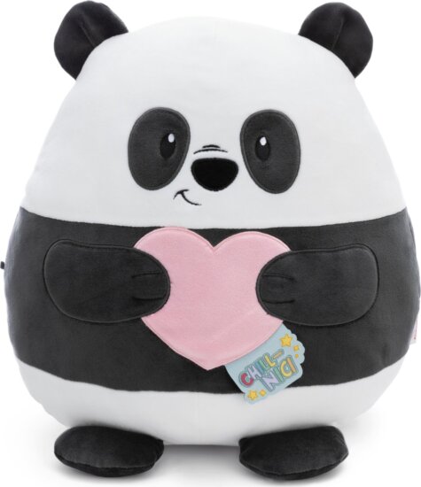 Chill-NICI, Panda szívvel plüssfigura, 30 cm Chill-NICI, Panda szívvel plüssfigura, 30 cm