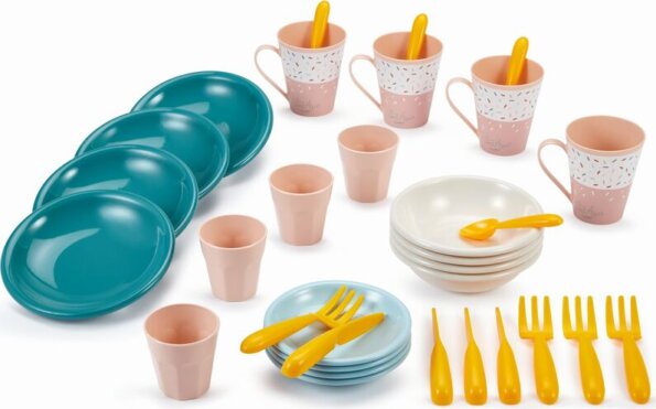 Écoiffier, Játék étkészlet, 32 db-os Écoiffier, Játék étkészlet, 32 db-os