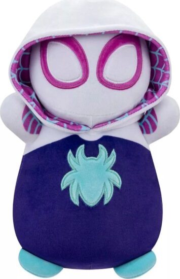Squishmallows Hugmee, Ghost Spider plüssfigura, 25 cm Squishmallows Hugmee, Ghost Spider plüssfigura, 25 cm