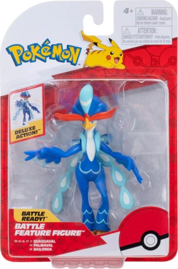 Pokémon, Figura, 11 cm, Quaquaval Pokémon, Figura, 11 cm, Quaquaval