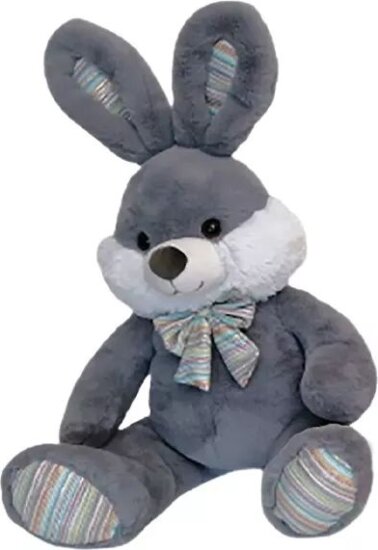 Nicotoy, Tapsi plüss nyuszi, szürke, 26 cm