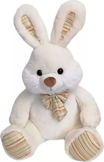 Nicotoy, Tapsi plüss nyuszi, krémszinú, 26 cm Nicotoy, Tapsi plüss nyuszi, krémszinú, 26 cm