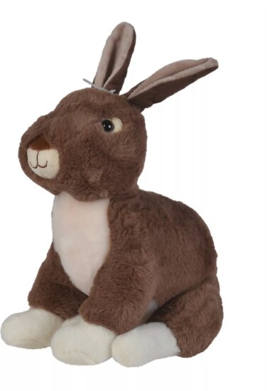 Nicotoy, Ülő plüssnyuszi, barna, 23 cm Nicotoy, Ülő plüssnyuszi, barna, 23 cm