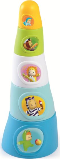 Smoby, Cotoons Happy Tower toronyépítő játék, kék Smoby, Cotoons Happy Tower toronyépítő játék, kék