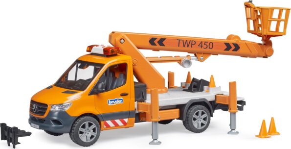 Bruder, Mercedes-Benz Sprinter emelőkosaras autó Bruder, Mercedes-Benz Sprinter emelőkosaras autó