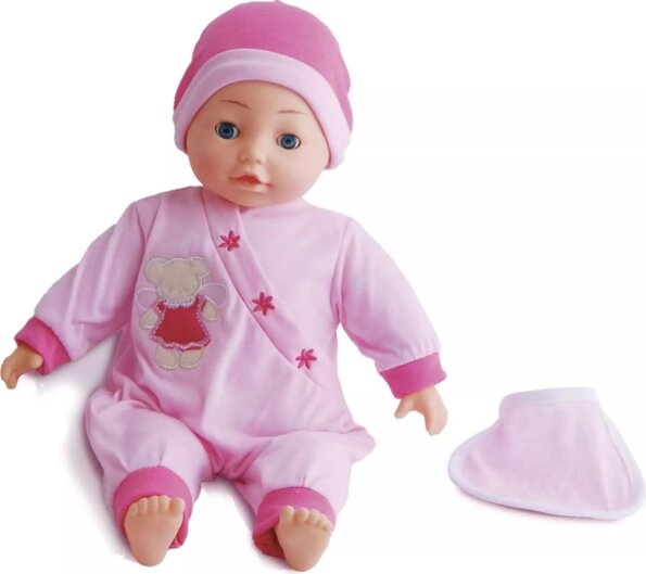 Bambolina, Magyarul beszélő játékbaba előkével Bambolina, Magyarul beszélő játékbaba előkével