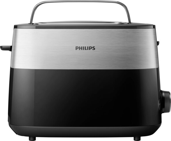Philips Daily Collection HD2516/90 Kenyérpirító, Nemesacél-Fekete