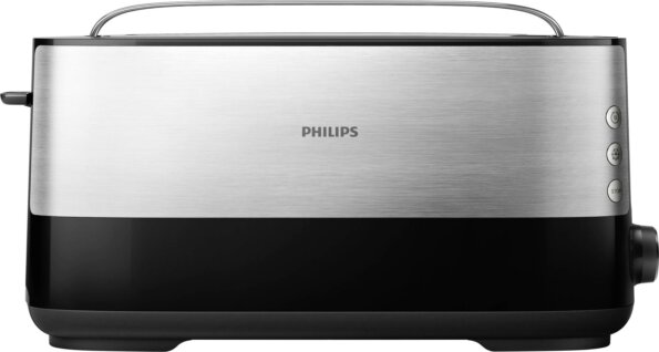 Philips Viva Collection HD2692/90 Kenyérpirító, Nemesacél-Fekete