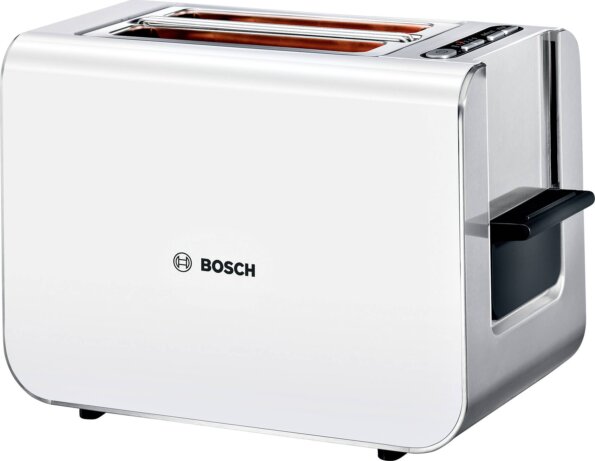 Bosch Styline TAT8611N Kompakt Kenyérpirító, Fehér