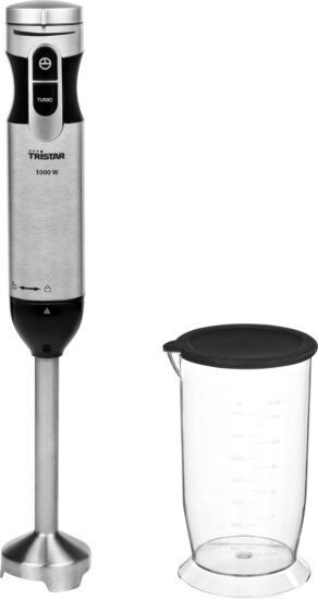 Tristar MX-4828 Botmixer, 1000W, Mérőpohárral, Turbó funkció, Nemesacél