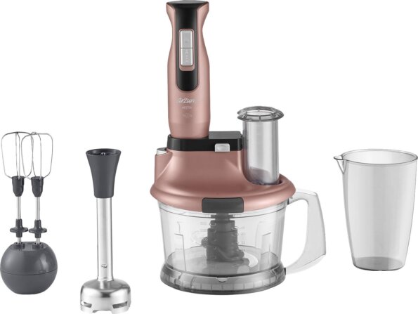 Arzum Hestia AR1103 Botmixer, 1500W, Turbó funkció, Jégtörő funkcióval, Mérőpohárral, Keverőpohárral, Rozé arany Arzum Hestia AR1103 Botmixer, 1500W, Turbó funkció, Jégtörő funkcióval, Mérőpohárral, Keverőpohárral, Rozé arany